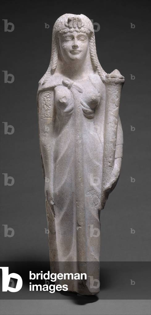 Statue of a Ptolemaic Queen, perhaps Cleopatra VII, 200-30 BC (dolomitic limestone)