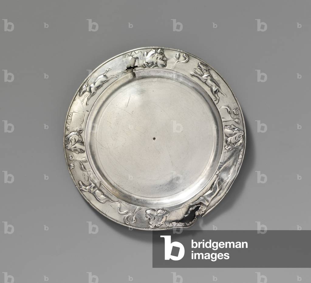 Silver plate, 1st century A.D. 