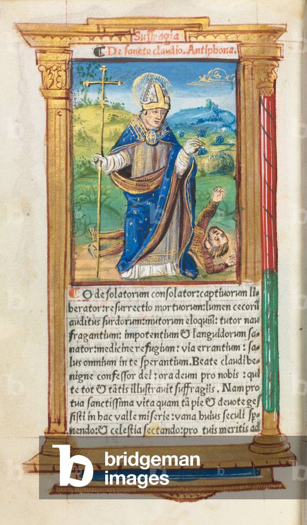 Image de Manuscrit représentant Livre d'heures imprimé (Utilisation de Rome) : fol. 105v 1510 par Guillaume Le