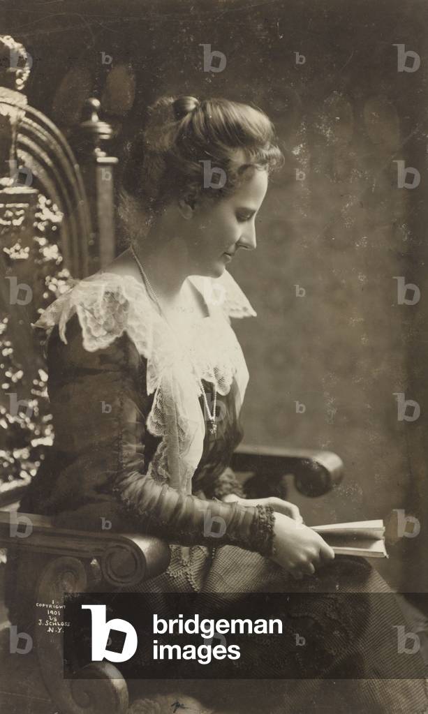 Mrs. Theodore Roosevelt, c.1902 (b/w photo)