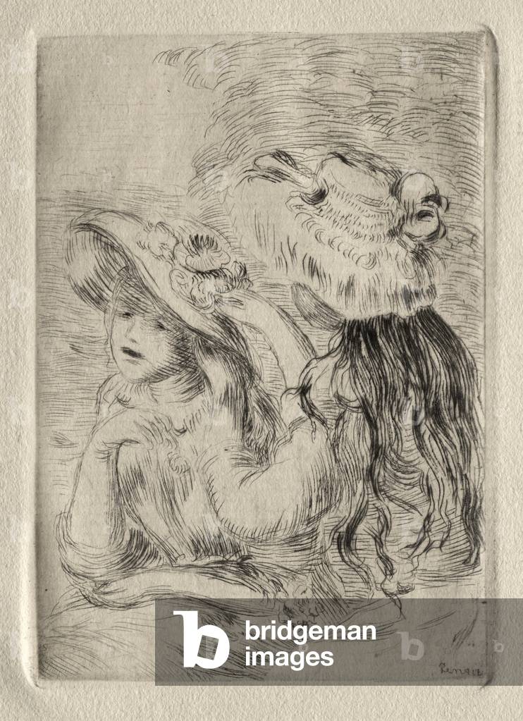 Le Chapeau epinglé (etching)