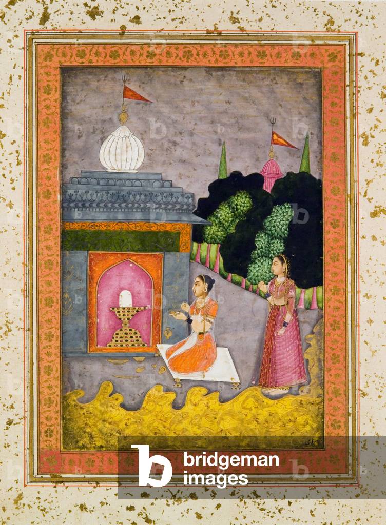 Bhairavi Ragini, c.1760 (paint and gold on paper)