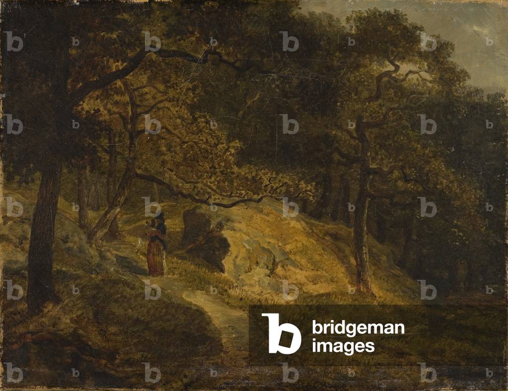 At Djurgården in Stockholm (oil on canvas)