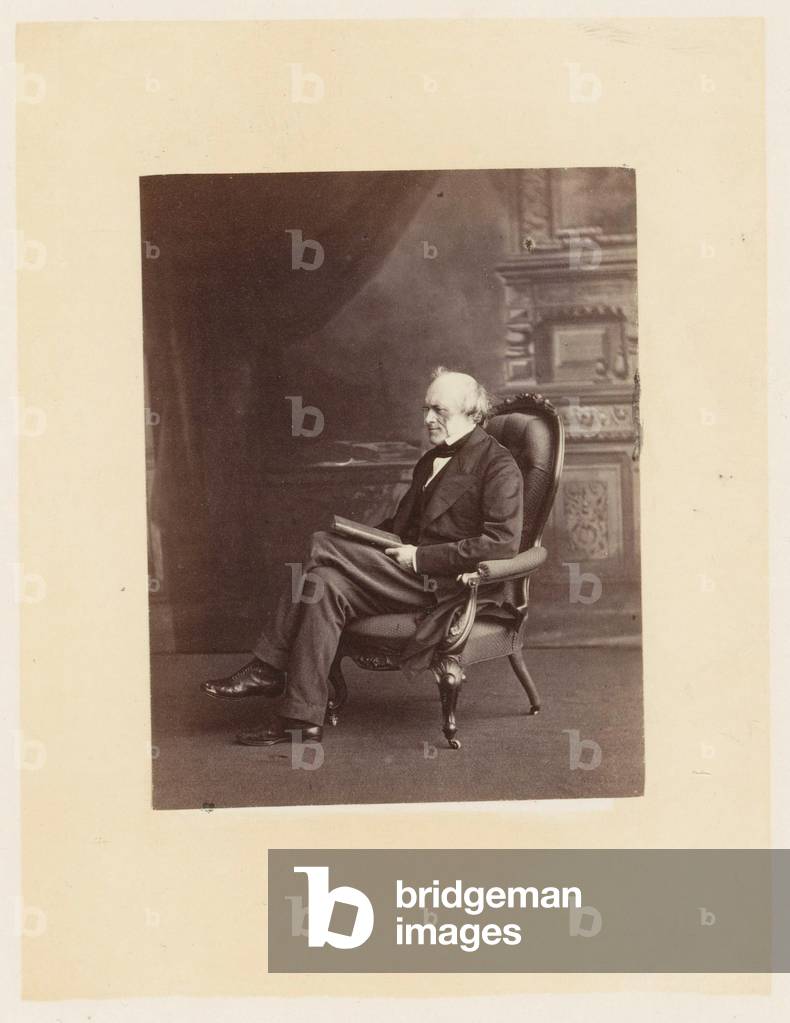 Charles Lyell, c.1863 (b/w photo)