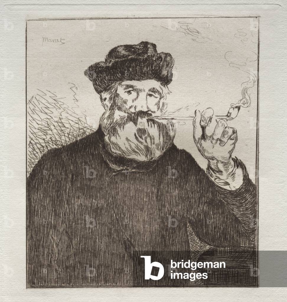 Il fumatore (acquaforte)