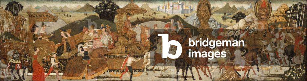 The Triumph of Alexander, c.1485 (temepra and gilding on panel)