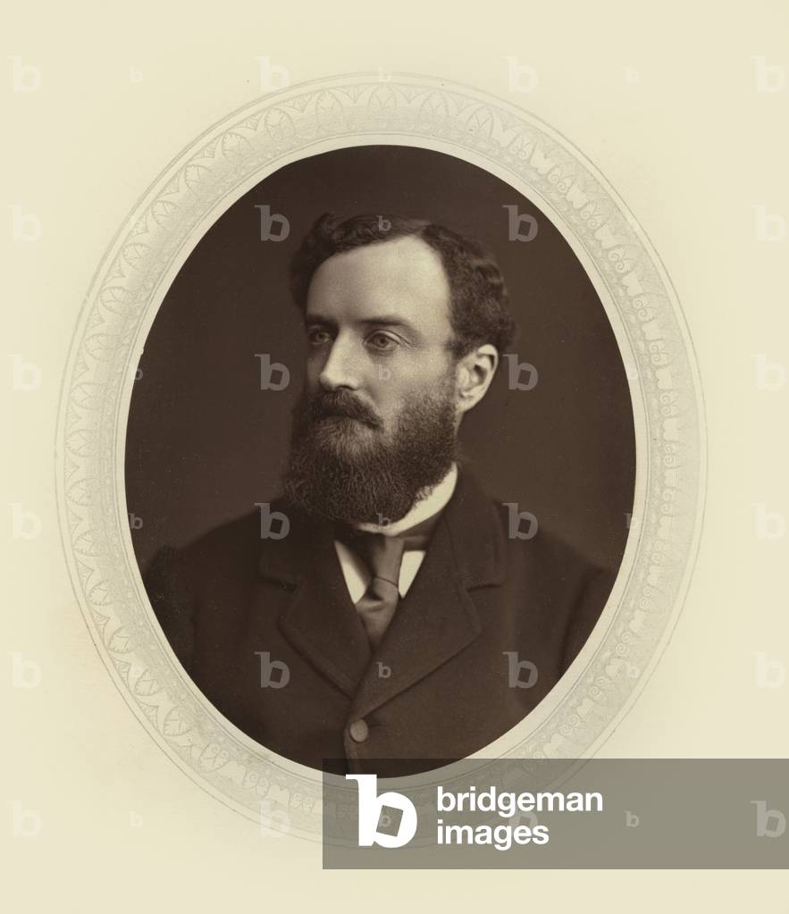 Sir Michael Hicks-Beach (b/w photo)