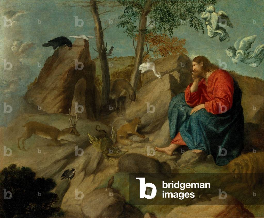 Christ in the Wilderness, c.1515-20 (oil on canvas)