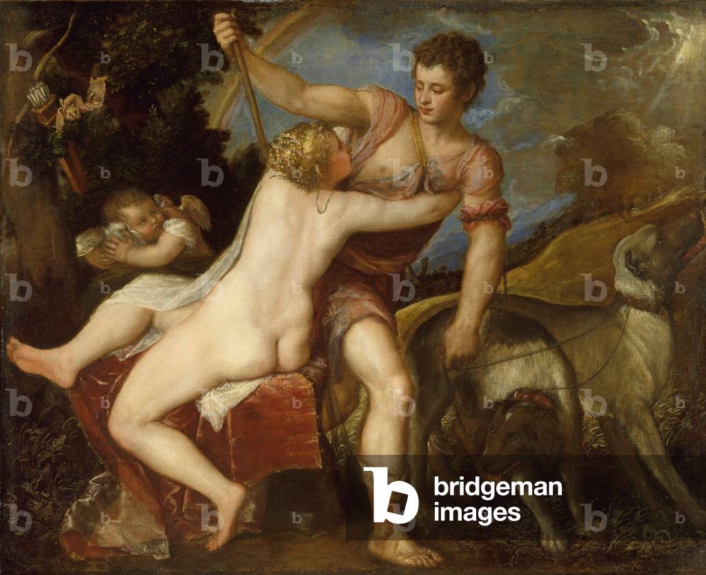 Venus and Adonis, c.1560 (oil on canvas)