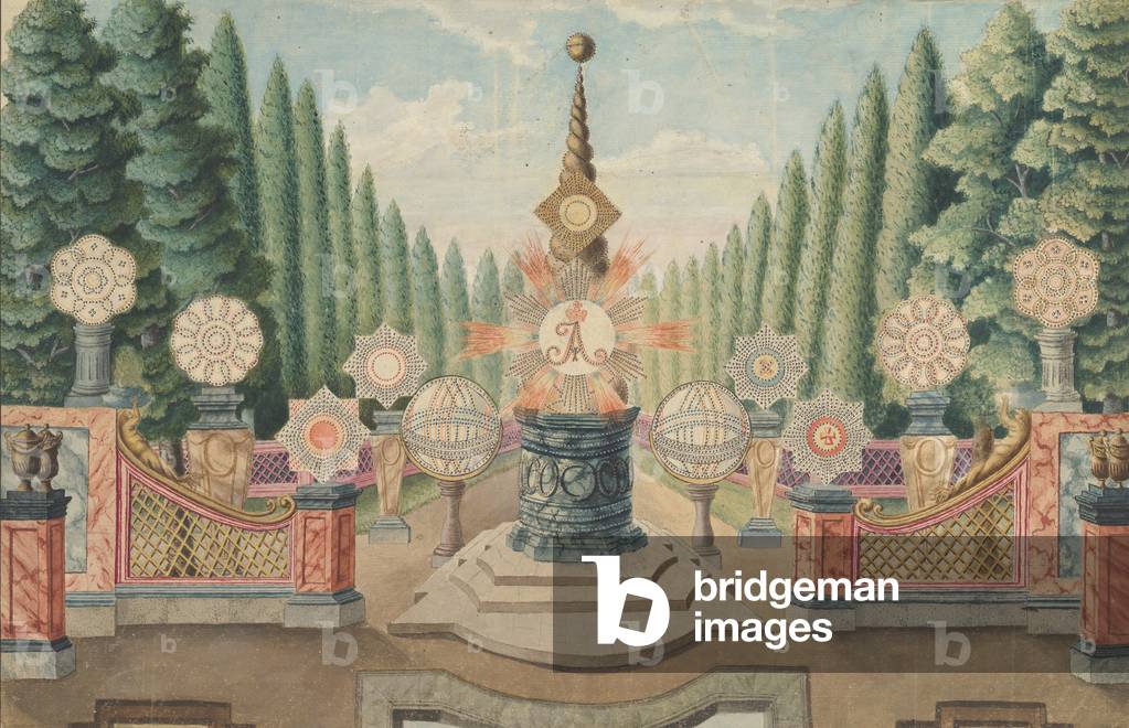 Coronation of the Czar Alexander I, Moscow, September 1801, 1801 (w/c)