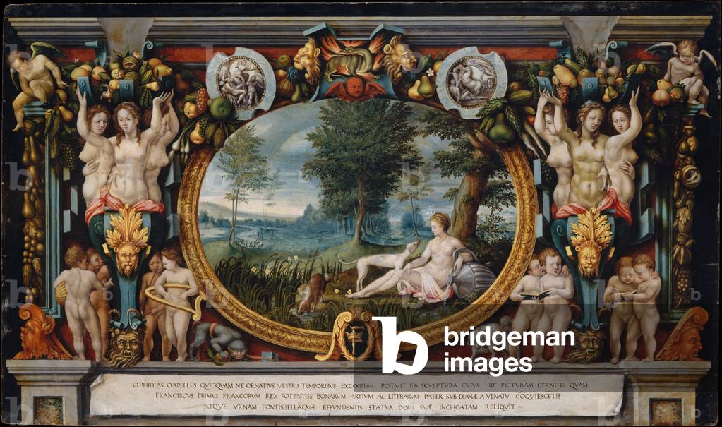 The Nymph of Fontainebleau, c.1575-99 (oil on wood)