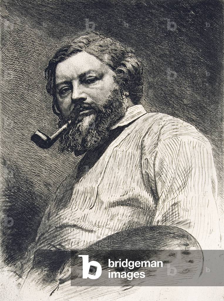 Gustave Courbet, 1882 (etching)