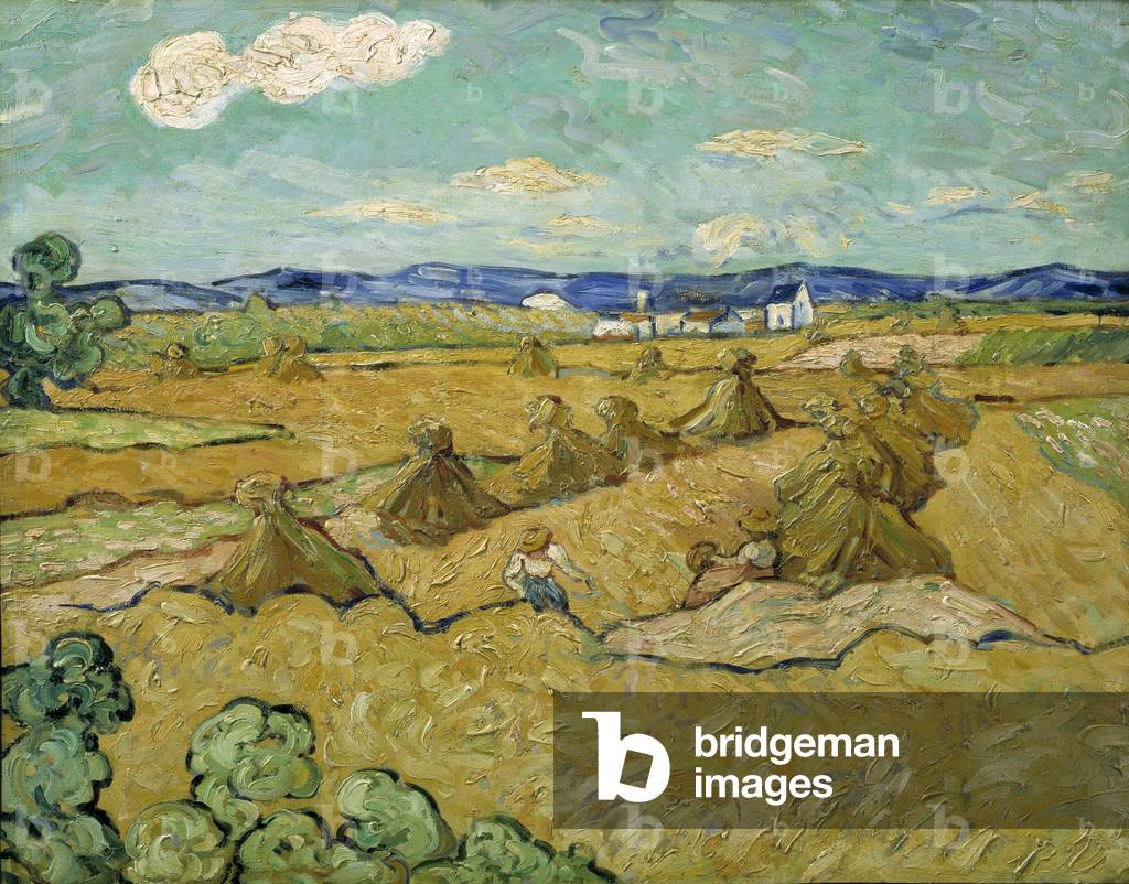 The Haystacks (oil on canvas)