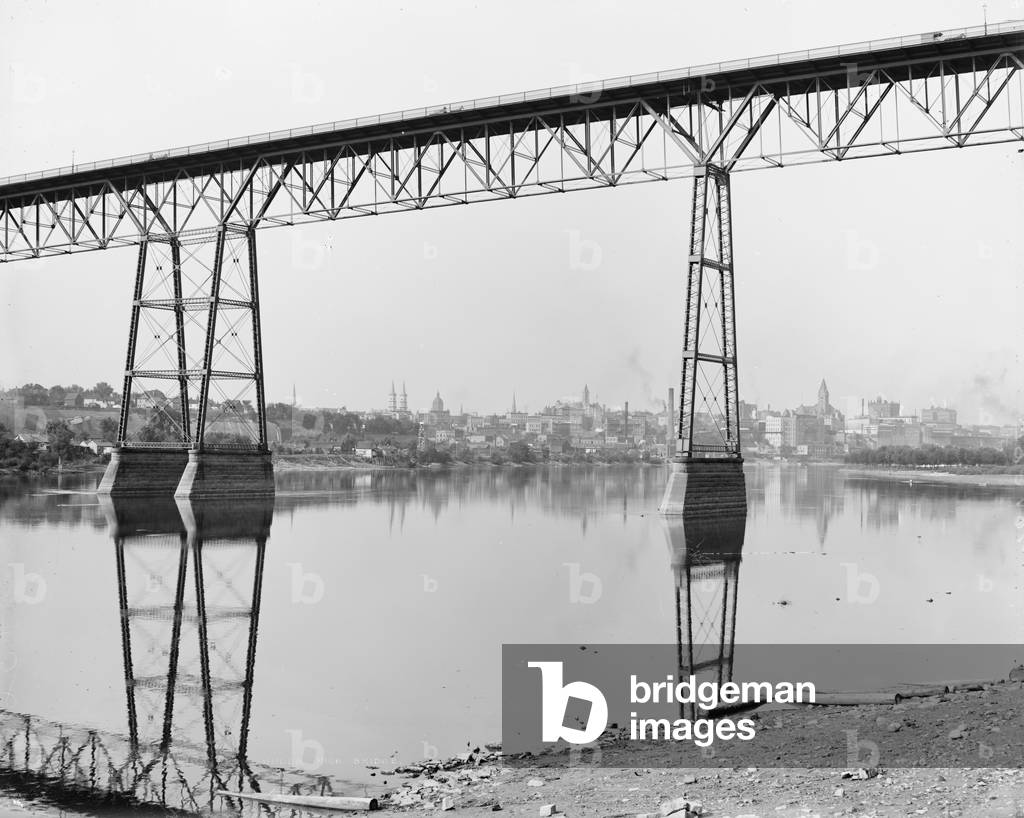 St. Paul from under High Bridge, c.1905 (b/w photo)