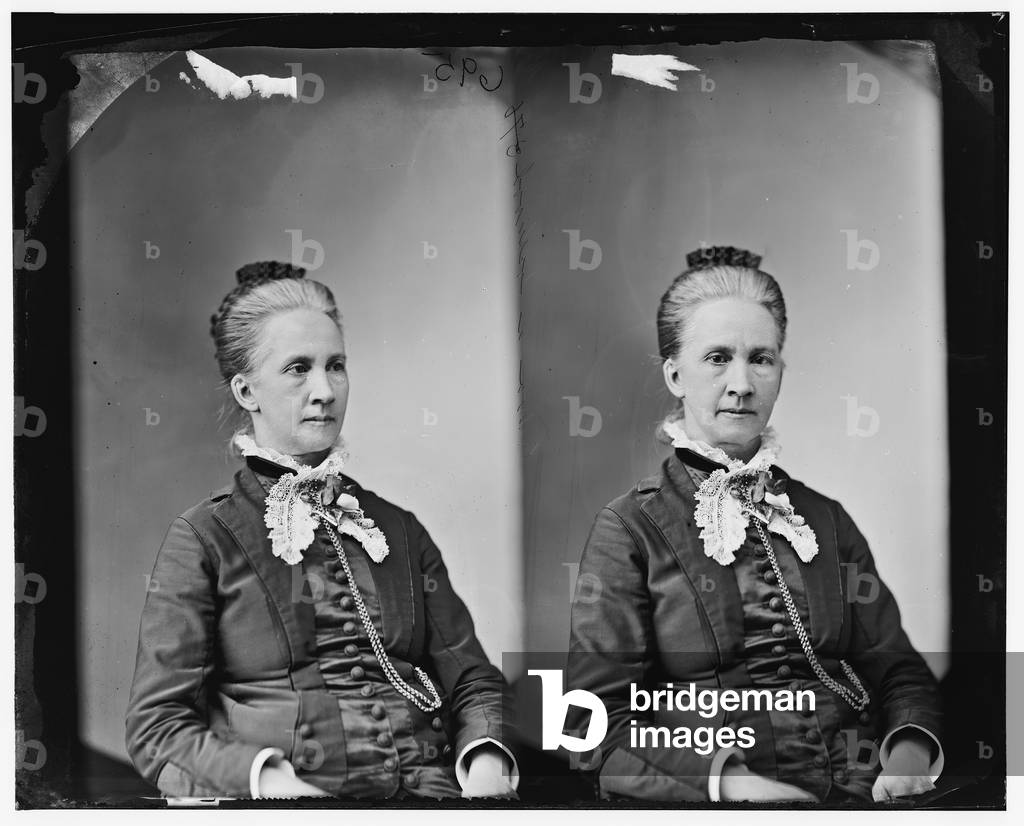 Lockwood, Belva. Lawyer, D.C. (famous lawyer and bicycle rider), 1860-80 (b/w photo)