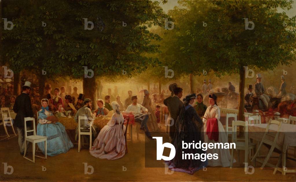 Thursday at Stromovka, 1865 (oil on canvas)