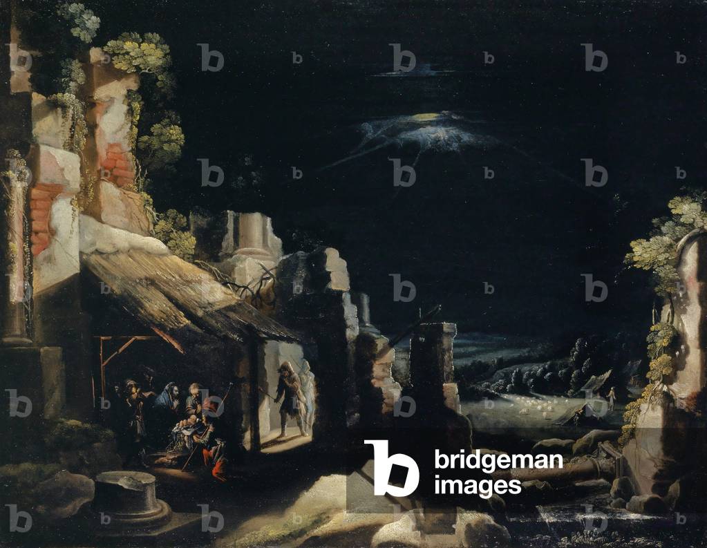 The Adoration of the Shepherds (oil on canvas)