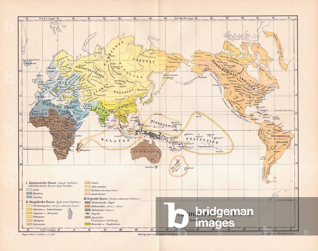 Ethnographic map of the world