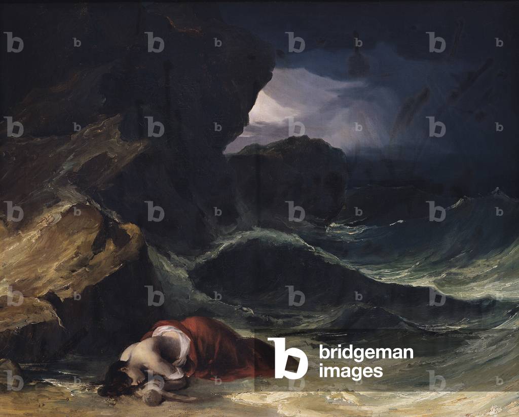 Image of Painting depicting The Storm, 19th century by Theodore Gericault