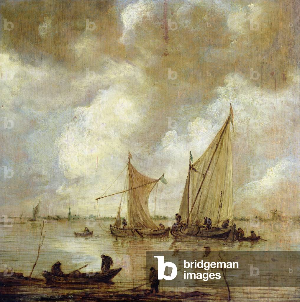 Stormy Seascape, 1655 (oil on canvas)