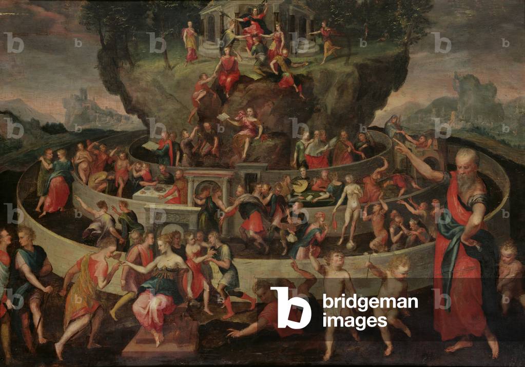 Die Tabula von Cebes (Öl auf Leinwand)