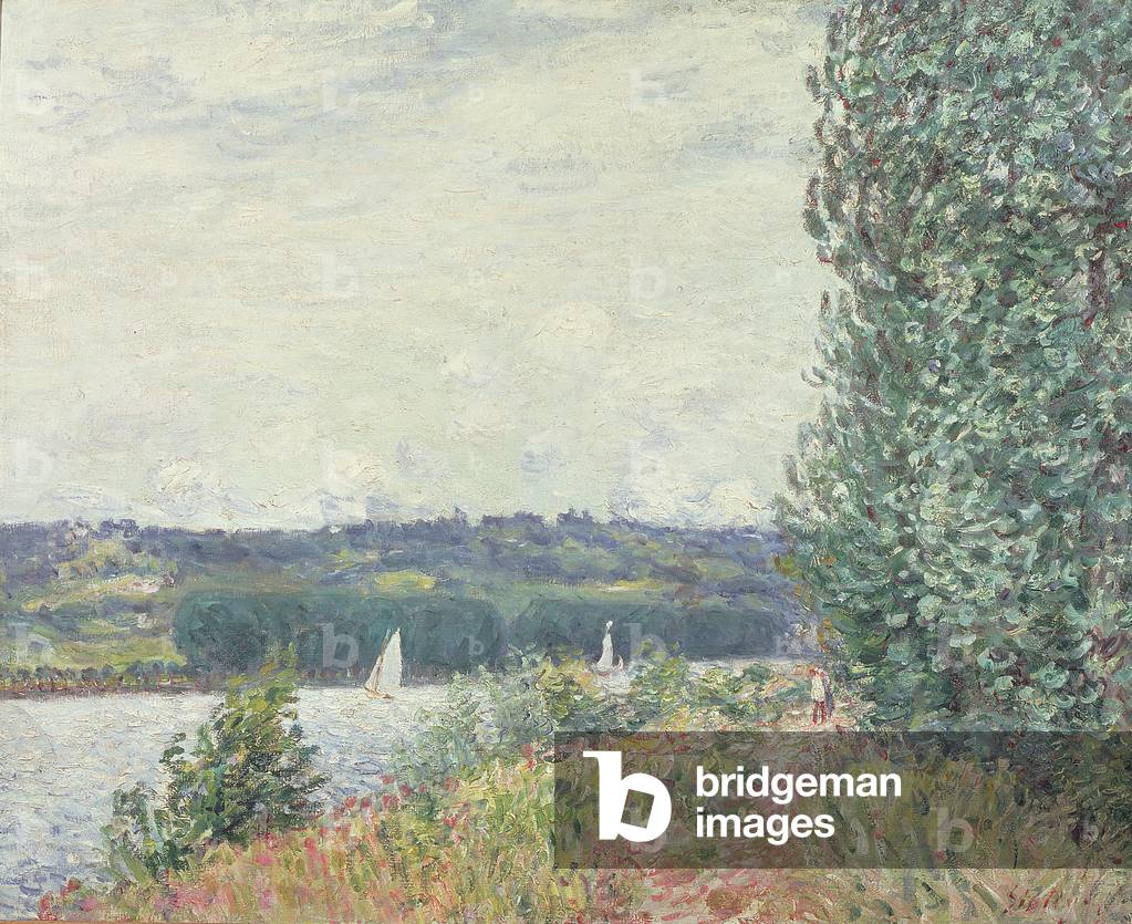 La Senna a Bouille, una folata di vento, 1894 (olio su tela)