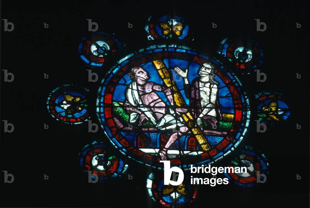 West rose window (stained glass)