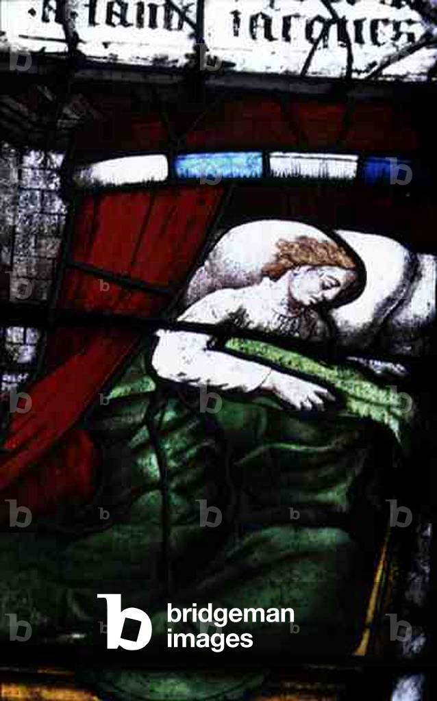 Window depicting Scenes from the Legend of the Pilgrimage of St. James, 16th century (stained glass)