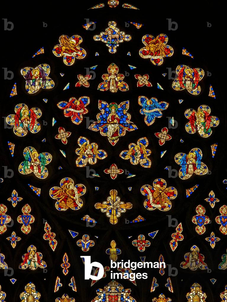 Victorian window (stained glass) (detail of 347110)