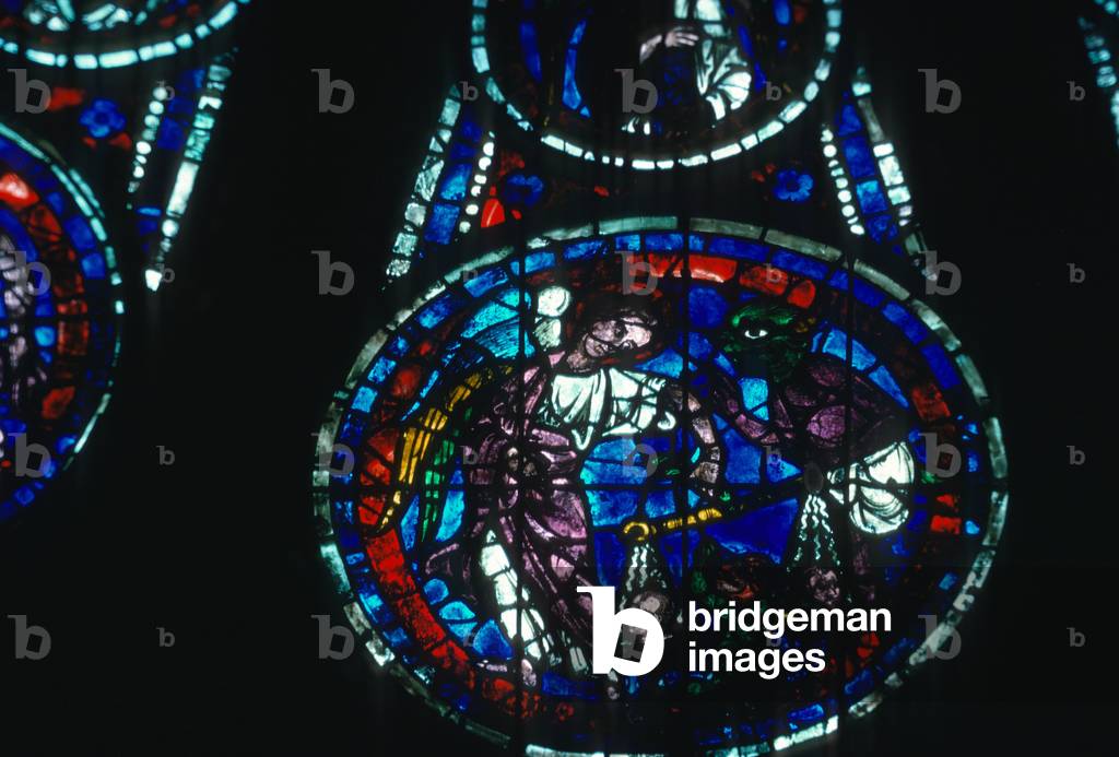 West rose window (stained glass)