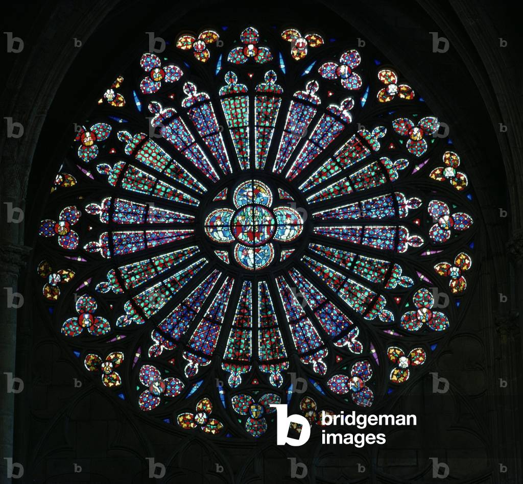 North Rose Window, 14th century