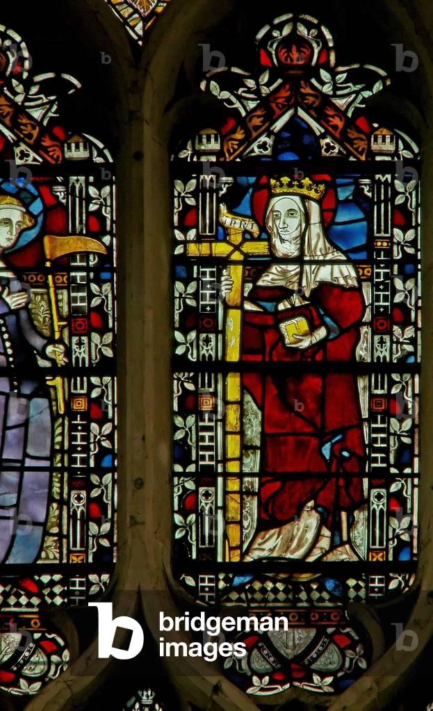 Window depicting St. Helen (stained glass)