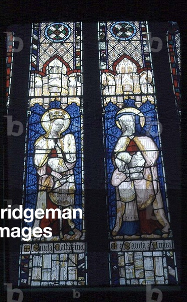 St.Catherine and St.Anne, British, 15th century