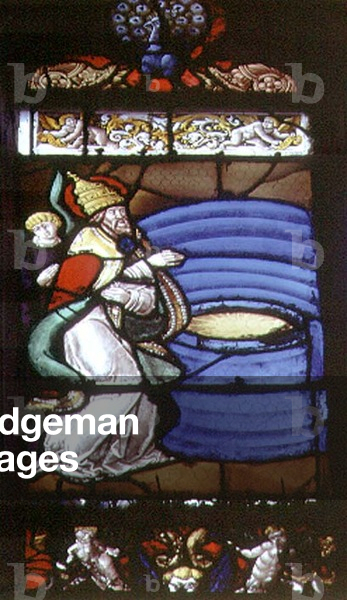 The Creation of Light, French, 15th century (stained glass)