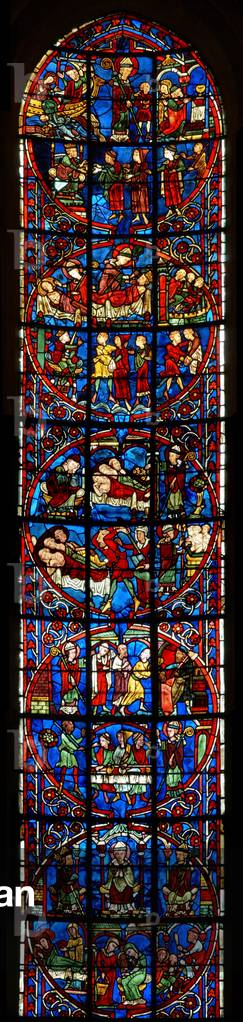The St. Nicholas window (stained glass)