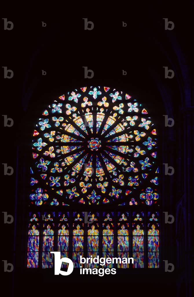 Rose window, 1968 (stained glass)