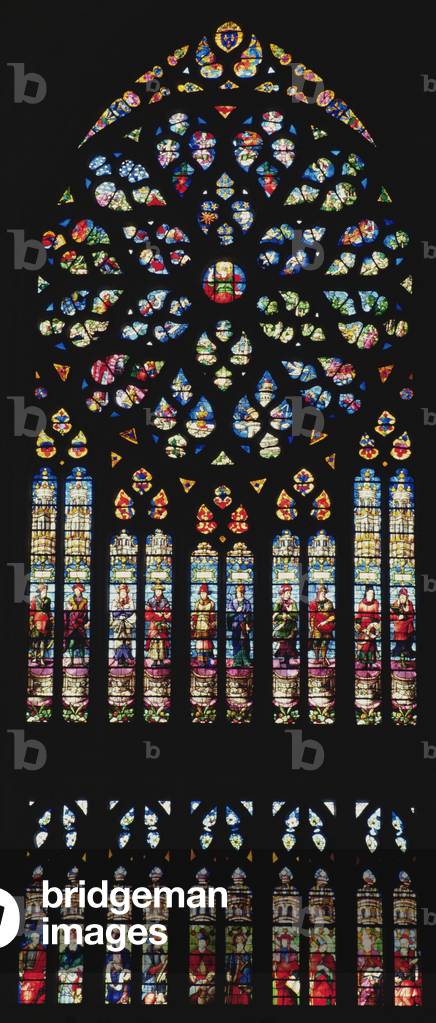 The south window, c.1550 (stained glass)
