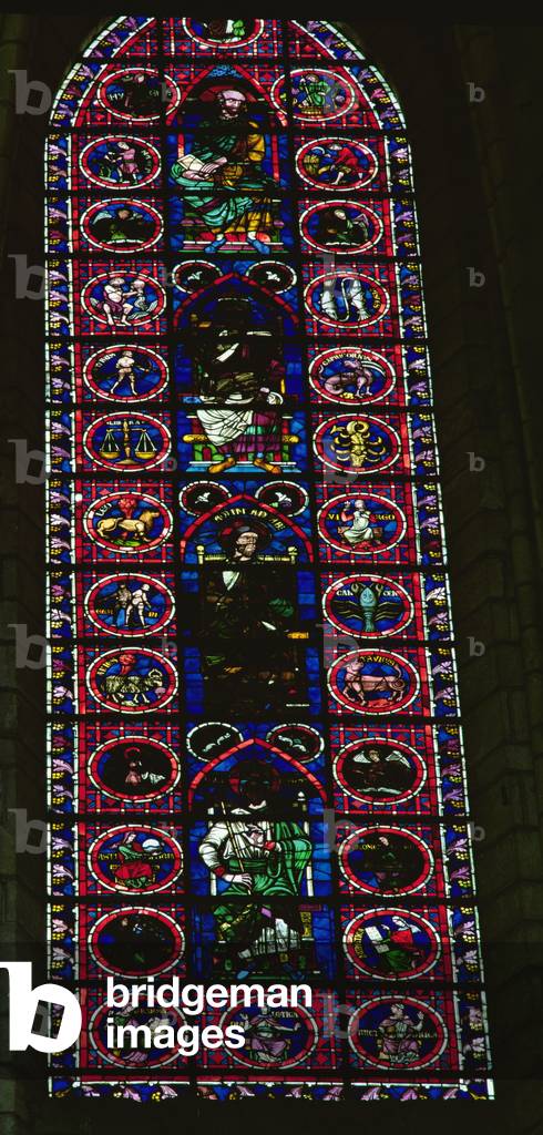 Stained glass window (stained glass)