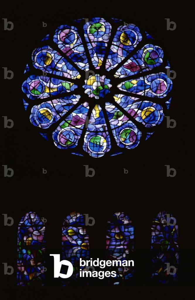 Rose window, 1979-80 (stained glass)