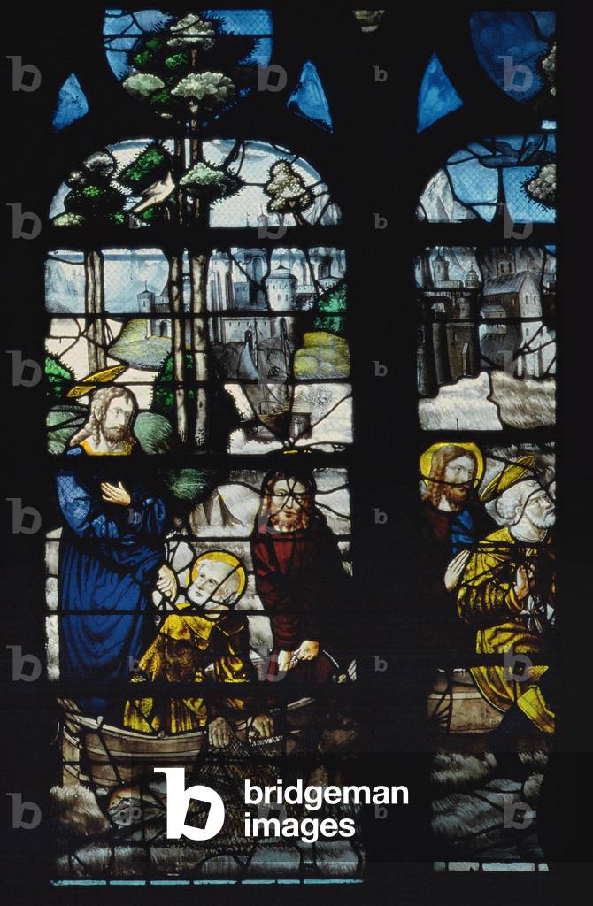 The Call of St. Peter (stained glass)