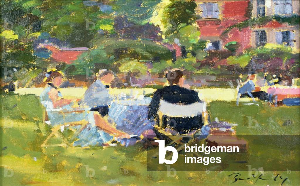 Glyndebourne Picnic (oil on canvas)
