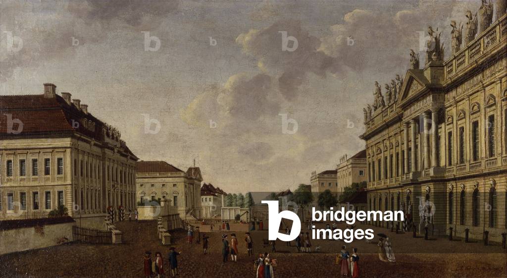 View of the armory and Unter den Linden Street, 1786 (oil on canvas)