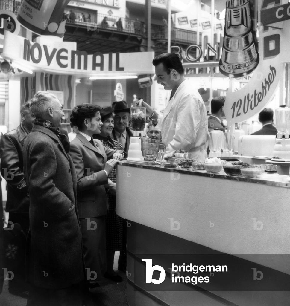 Domestics Arts Fair on February 23, 1954 : A Mixer (b/w photo)