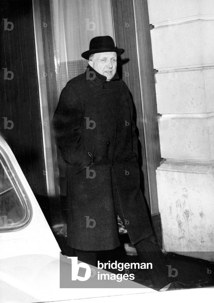 New Development in The Ben Barka Affaire : French Judge Auric in Charge of The Enquiry on Georges Figon'S Death in Paris January 18, 1966 (b/w photo)