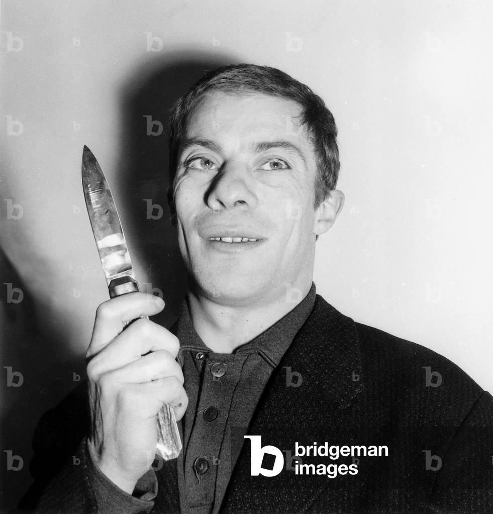 Jean Sandray in the theatre play Killer sans gages (by EuGeneionSeco) on 27 November 1959