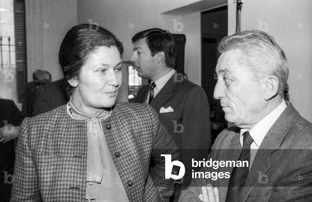 Simone Veil  et Bernard Pons