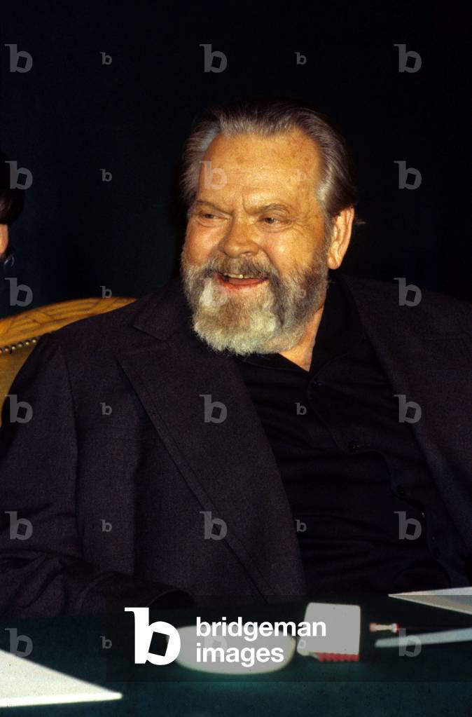 Orson Welles in Paris on February 22, 1982 (photo)