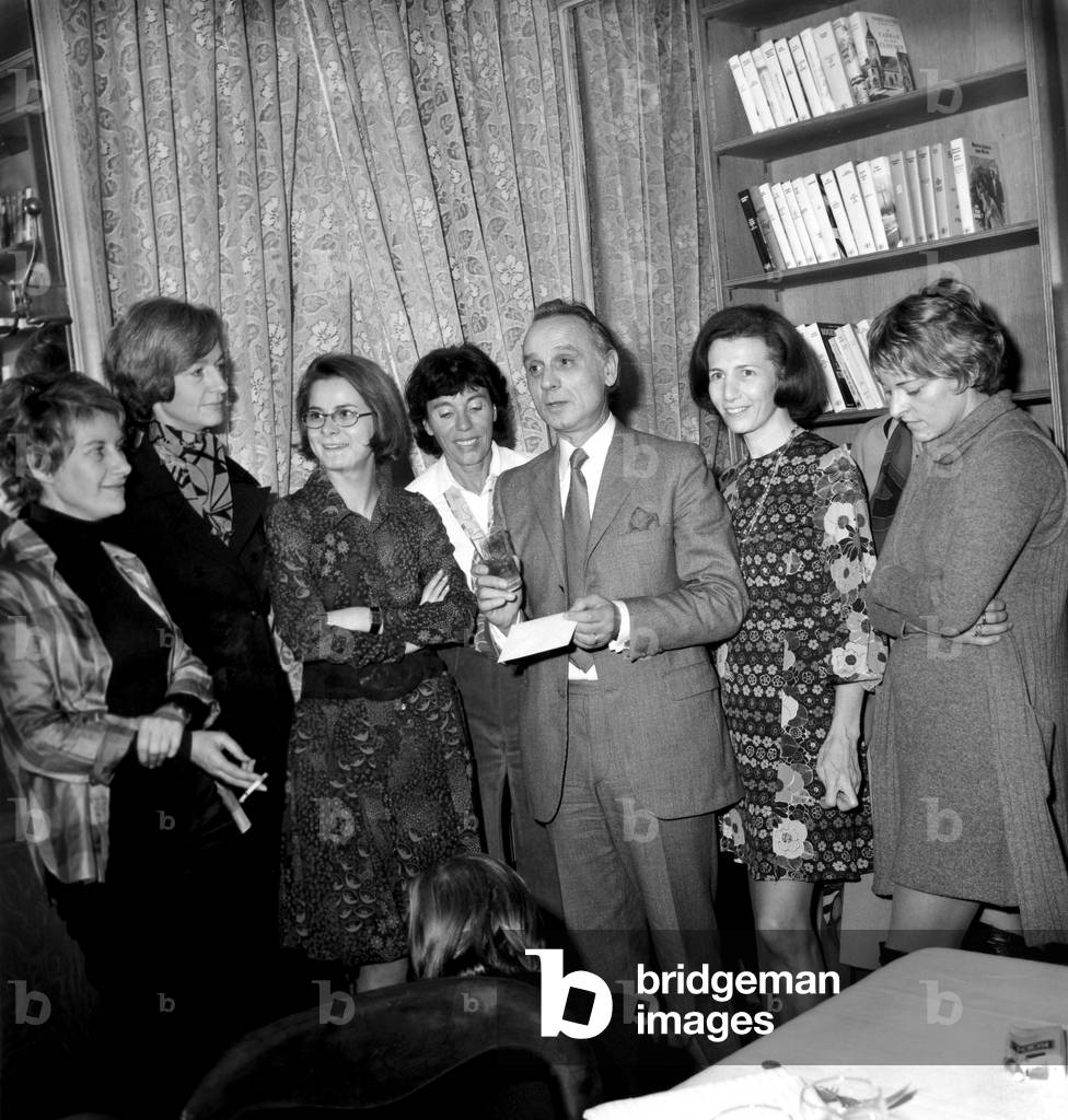 Lucien Faure Receiving Prize For his Novel 