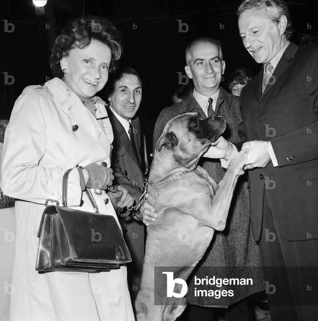 Jacqueline Thome Patenotre and Louis De Funes