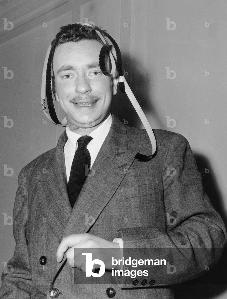 French Director Alexandre Astruc Received Prize For his Film The Crimson Curtain December 13, 1952 (b/w photo)
